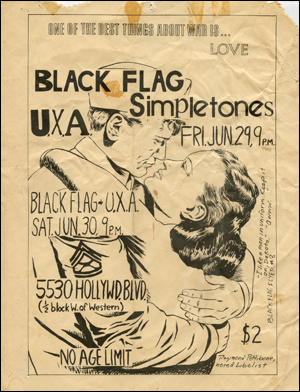 Black Flag-Corrosion of Conformity-Saccharine Trust @ The Brewery Raleigh  NC 10-28-84 – Hardcore Show Flyers